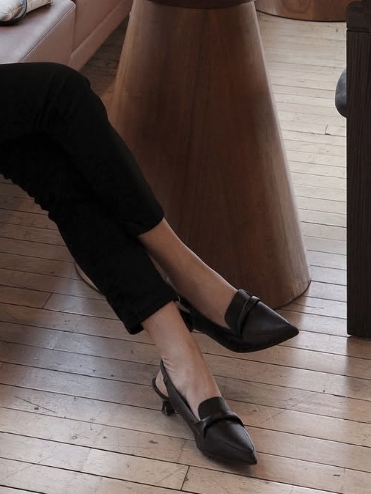 새상품)피카딜리 클래식 키튼힐 4cm 카라멜 6