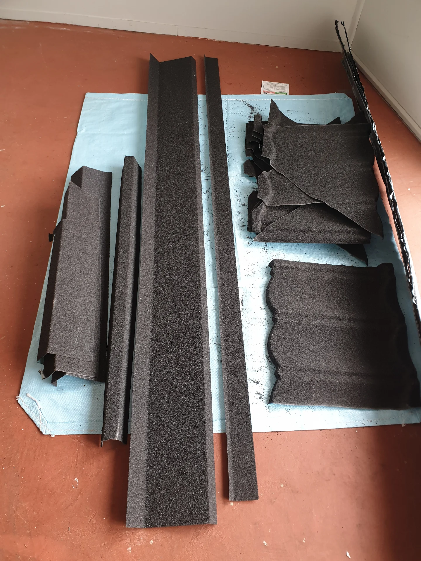 Charcoal Steel roof flashing x 1 3